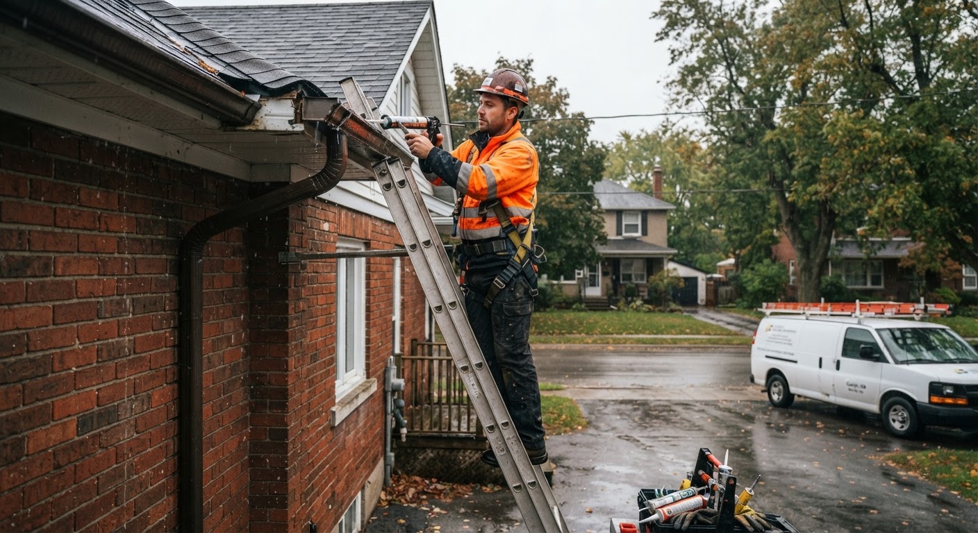 Emergency Eavestrough Repair